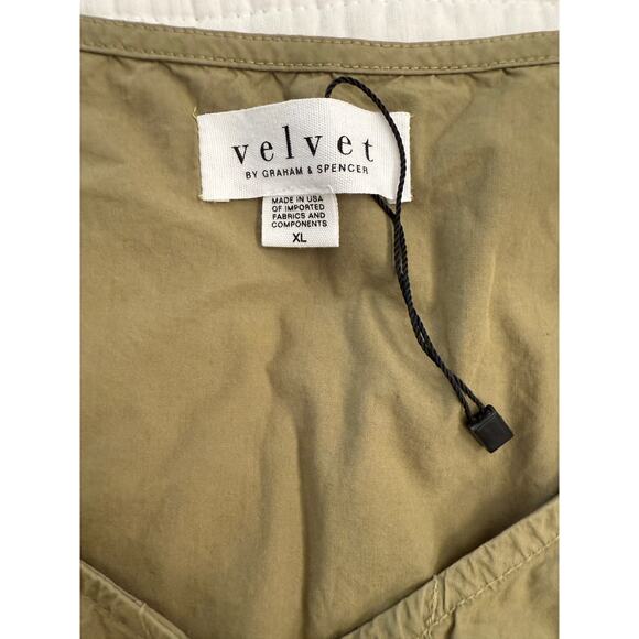 VELVET BY GRAHAM & SPENCER Drucie Cotton Jumpsuit Women's Sz XL - Picture 5 of 10